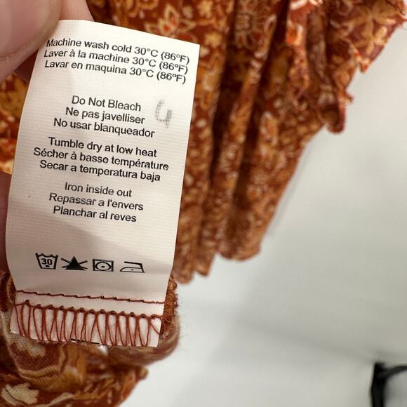 SUNDRY NWT Evereve Sienna Flutter Sleeve Blouse // 1 Small - Picture 13 of 13